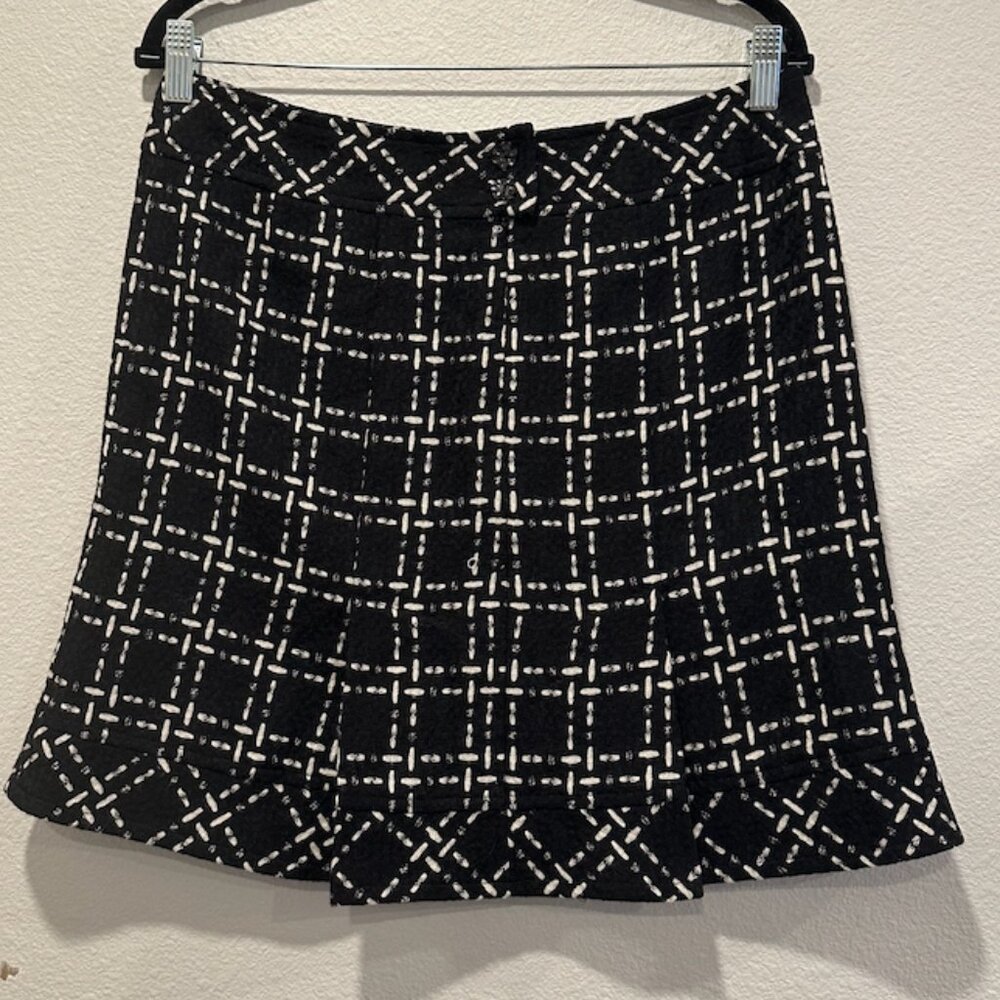 Nanette Lepore Vintage Plaid Wool Skirt – Size 8